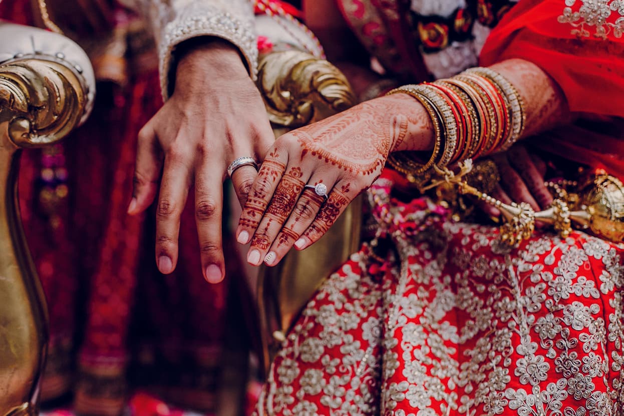 Wedding hands